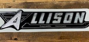 Allison Ultra Performance Decal Silver