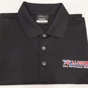 Allison Boats Nike Dry Fit Polo Black