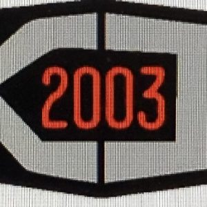 Decal, Flat XB 2003 #6054