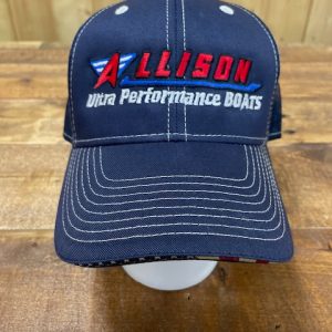 Navy Logo Hat with Mesh