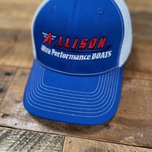 Royal Blue Logo Hat with White Mesh